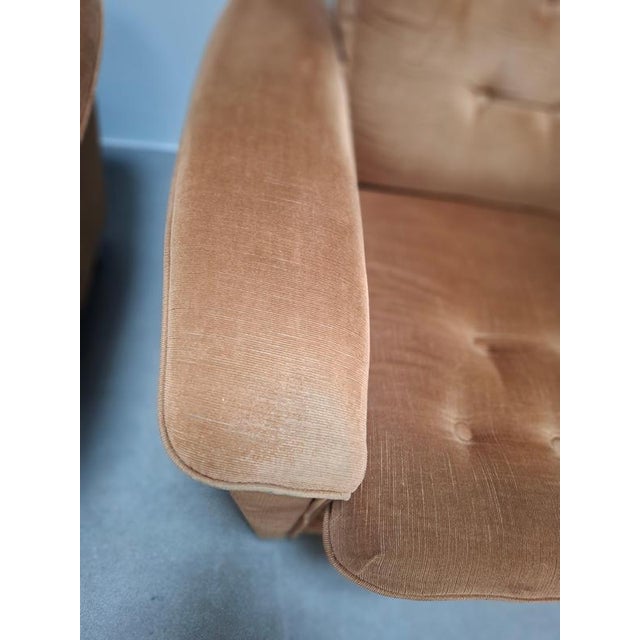 Mid-Century Modern Czech Lounge Armchairs with Rolling Casters, 1970, Set of 2 For Sale - Image 14 of 18