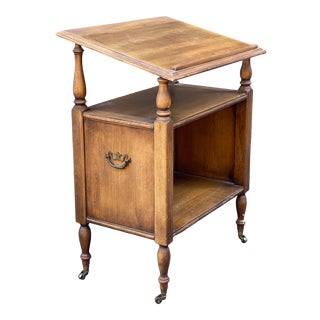 Vintage Cherry Bible or Book Stand by Brandt For Sale