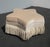 Off White Star Shaped Ottoman Footstool W Velvet and Fringe For Sale - Image 4 of 13