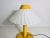 Glass Heavy Yellow Metal and Glass Table Lamp, Italy, 1960s For Sale - Image 7 of 13