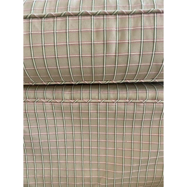 Textile Custom Upholstered Calico Chair For Sale - Image 7 of 9