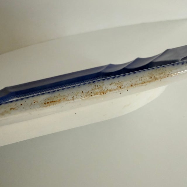 Blue Mid 19th Century Copeland Late Spode Transferware Platter For Sale - Image 8 of 16