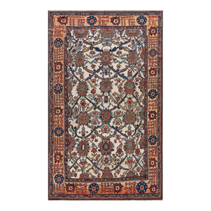 Traditional Antique Persian Bakhtiari Rug With Design Inspiration From 17th Century Safavid Weavings