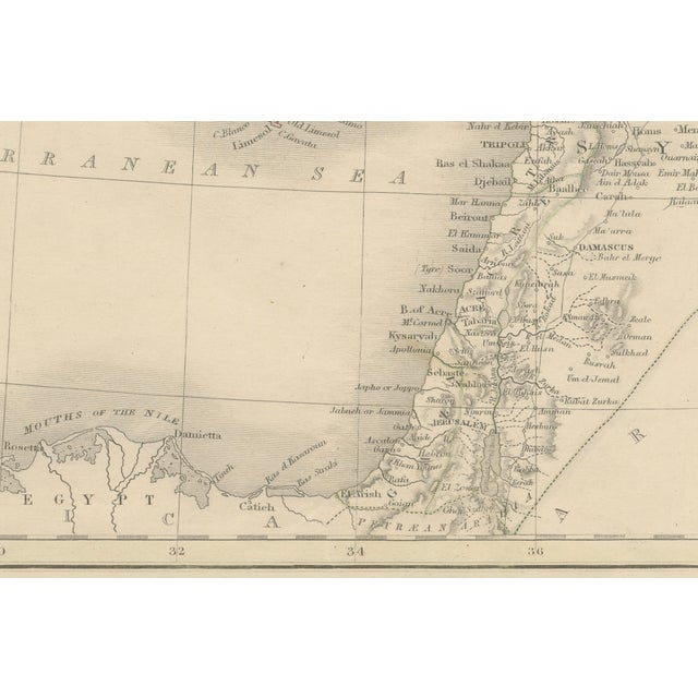 Antique Map of Turkey in Asia, 1850 For Sale - Image 6 of 11