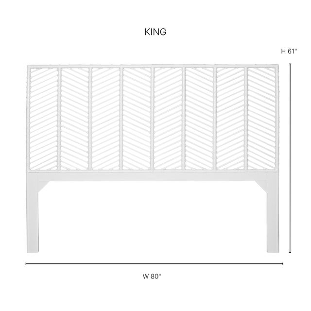 Modern Liam Platform Bed King - Light Blue For Sale - Image 3 of 12