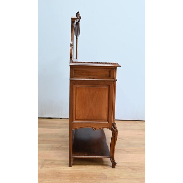 Louis XV Style Buffet in Walnut, Early 20th Century For Sale - Image 18 of 18