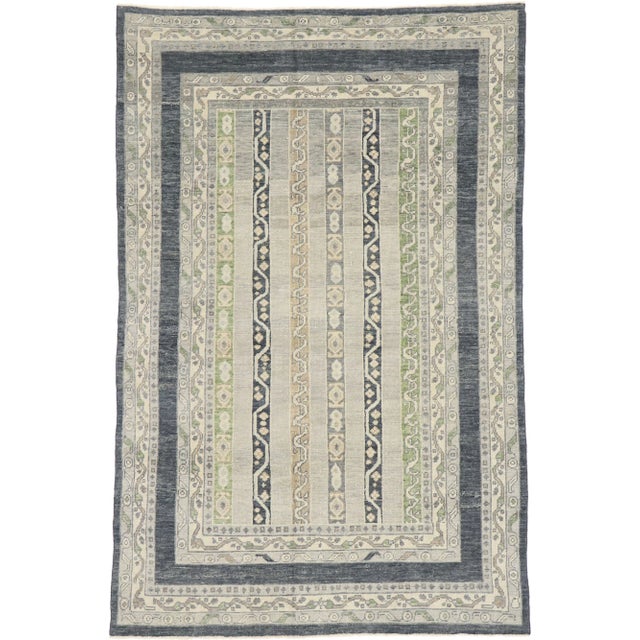 Turkish Oushak Rug - 06'03 X 09'06 For Sale - Image 9 of 9