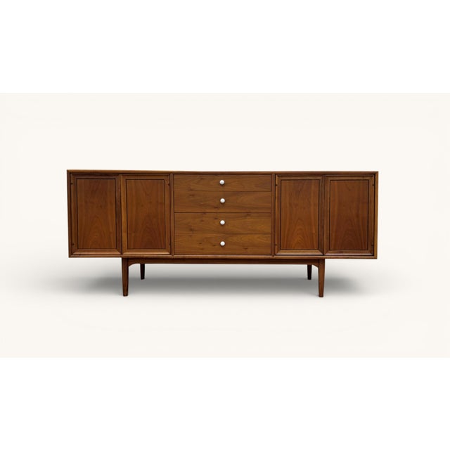 Drexel Kipp Stewart for Drexel Mid Century Modern Declaration Credenza or Buffet For Sale - Image 4 of 18