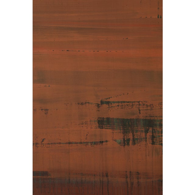 "Volcanic Monochrome 2" - Large Abstract Acrylic Painting by Simon Findlay For Sale - Image 15 of 18