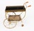 Mid-Century French Brass Galleried Drinks Trolley, 1950s For Sale - Image 6 of 15