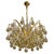 Gold Murano Glass and Brass Tear Drop Chandelier from Palwa, Germany, 1970s For Sale - Image 8 of 8
