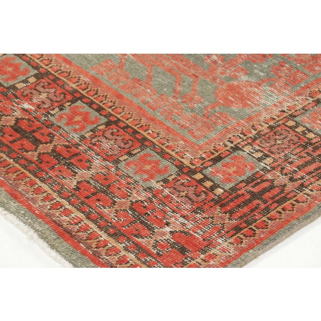 Rug & Kilim Antique 20th Century Khotan Runner With Pomegranate Garden Lattice - Rug & Kilim For Sale - Image 4 of 9
