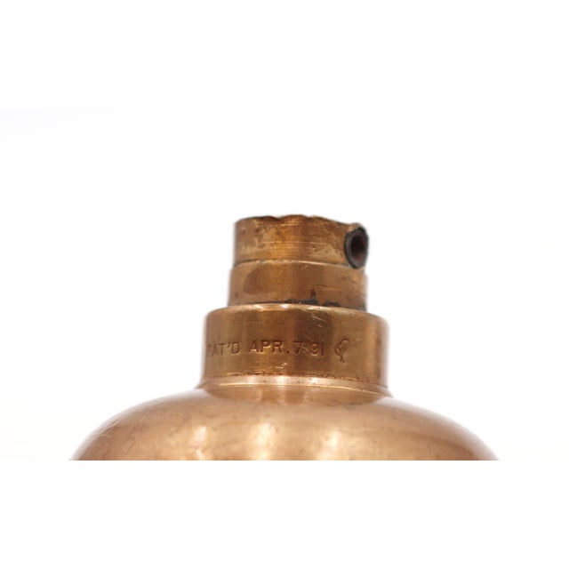 1890s Yale & Towne Brass Emblematic "A" Door Knob For Sale - Image 6 of 6