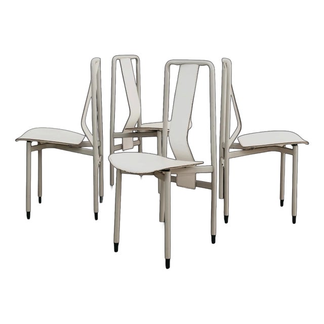Irma Chairs attributed to Achille Castiglioni for Zanotta, 1980s, Set of 4 For Sale