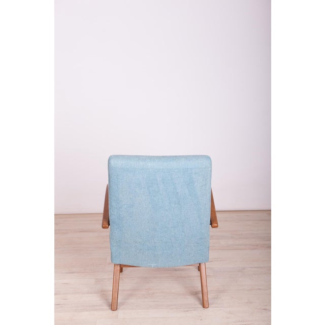 Blue Vintage Model 53 Lounge Chairs by Jaroslav Smidek for Ton, 1960s, Set of 2 For Sale - Image 8 of 16