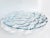 Offered is a vintage art glass footed platter produced by Blenko Glass as part of their Cumulus series designed by artist:...