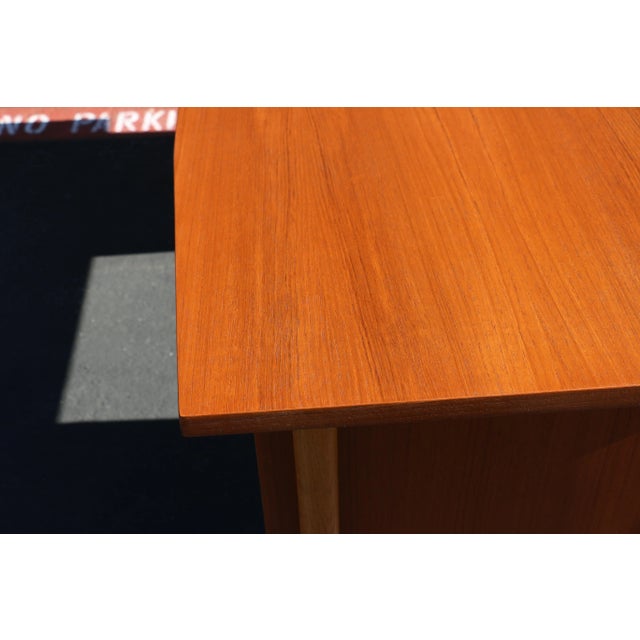 Denmark 1960’s Mid-Century Modern Writing Desk Attributed to Arne Vodder For Sale - Image 11 of 12
