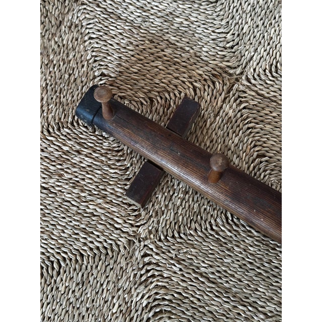 Antique Horse Yoke Coat/Hat Rack For Sale - Image 4 of 12