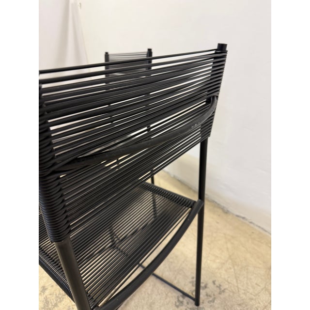 Black Giandomenico Belotti Spaghetti Chairs for Alias - A Pair For Sale - Image 8 of 14