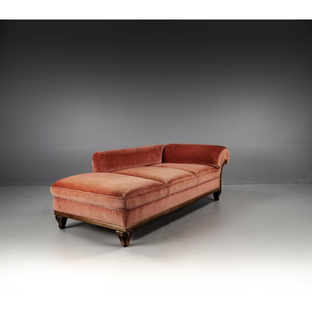 Wood Art Deco German Chaise Longue, 1930s For Sale - Image 7 of 18