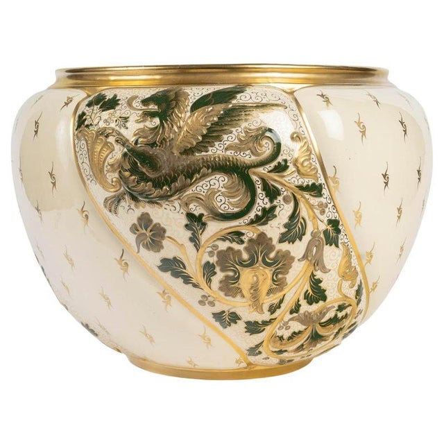 20th Century Porcelain Cachepot For Sale - Image 9 of 9