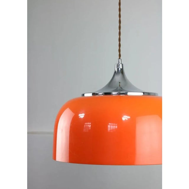 Mid-Century Modern Space Age Pendant Lamp From Guzzini For Sale - Image 3 of 12