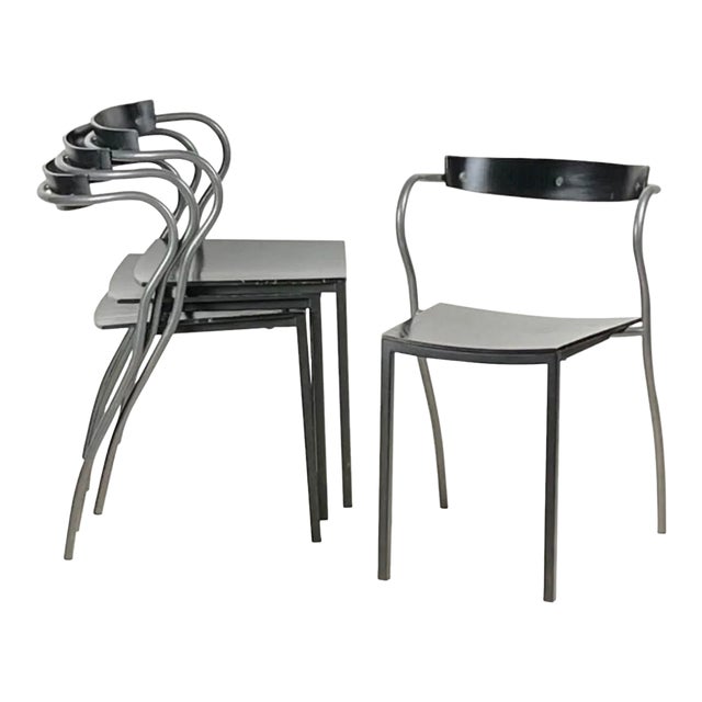 Set of 4 Rio Chairs in Style of Pascal Mourgue for Artelano, 1990s For Sale