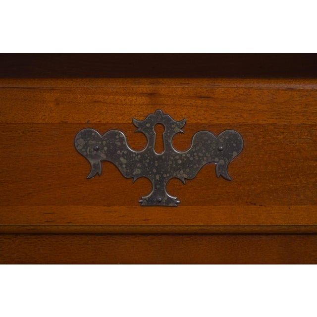 New England Queen Anne Style Dressing Table Lowboy For Sale - Image 16 of 17