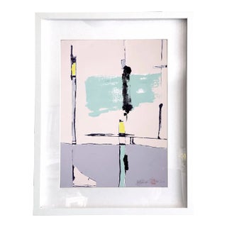 "popcorn.XI" Framed Abstract Original Painting For Sale