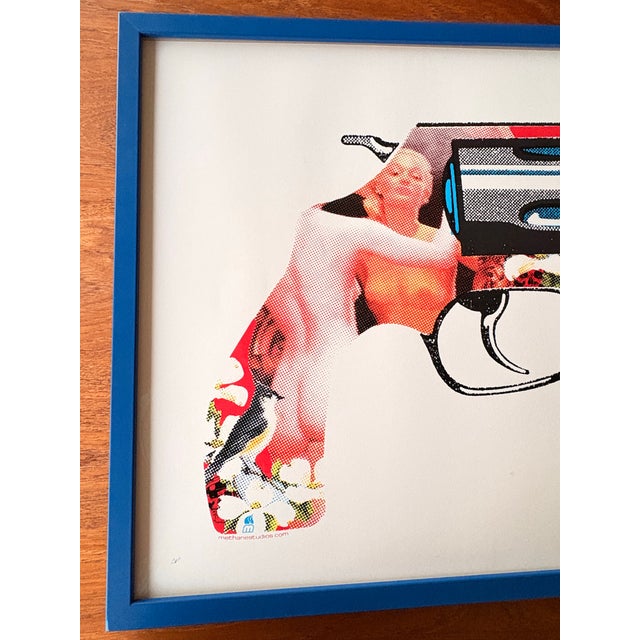 limited-edition "Pretty Girls Make Graves" concert poster created by Methane Studios 2007. A graphic illustration of a...