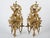 Brass 1950s Spanish Empire Cast Brass Winged Goddess Nike Victory 2-Light Wall Sconces - A Symmetrical Pair For Sale - Image 8 of 12