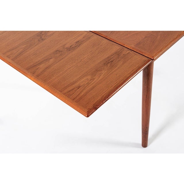 Mid Century Danish Teak Extendable Dining Table by Poul Volther for Frem Rojle For Sale - Image 9 of 13