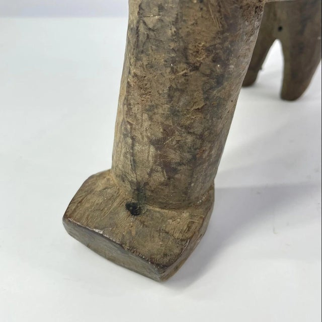 Early 20th Century Lobi Stool With Face Burkina Faso For Sale In Denver - Image 6 of 7