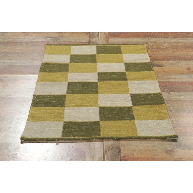 Textile Swedish Inspired Kilim Rug With Scandinavian Modern Style - 02'11 X 04'11 For Sale - Image 7 of 10
