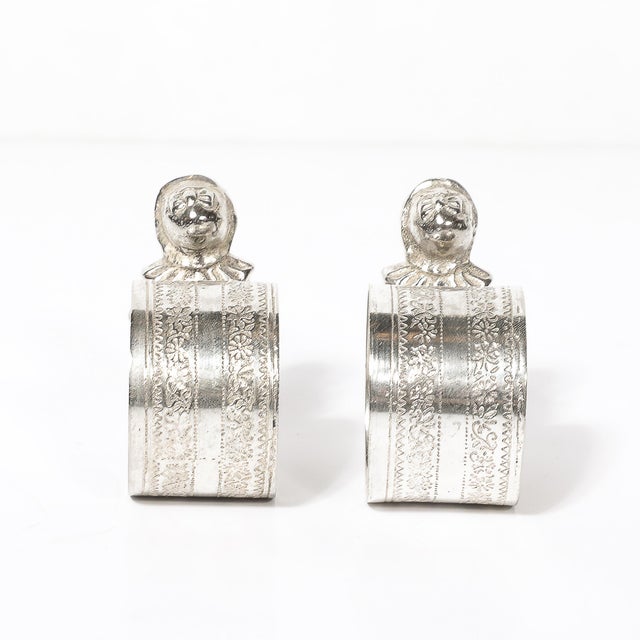 Pair of Victorian Silver-Plated 'Eton Boy' Napkin Holders For Sale In New York - Image 6 of 12
