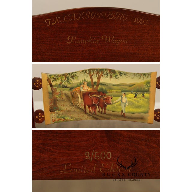 Hitchcock Set of Twelve Thanksgiving Dining Chairs For Sale - Image 10 of 12