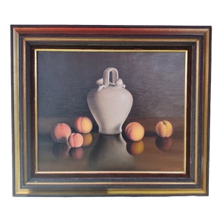 J. Van Rycke, Still Life Composition, 20th Century, Oil Painting on Canvas, Framed For Sale