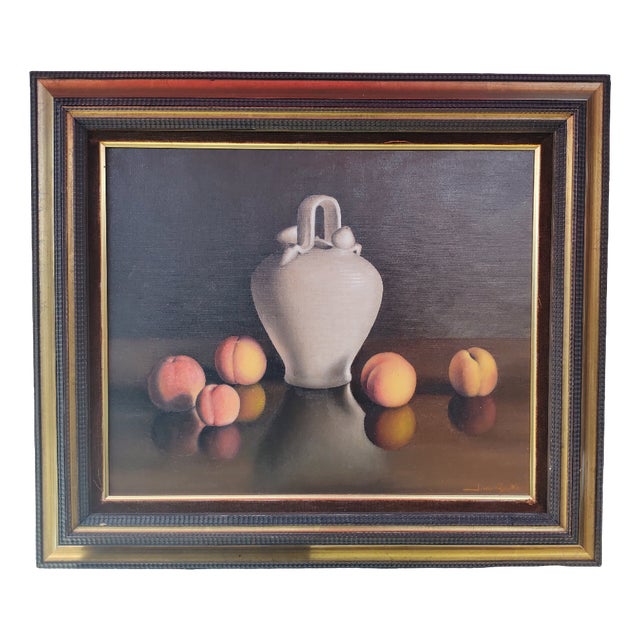 J. Van Rycke, Still Life Composition, 20th Century, Oil Painting on Canvas, Framed For Sale