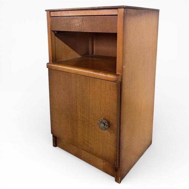 Mid-Century Wooden Bedside Cabinets, Set of 2 For Sale - Image 13 of 14