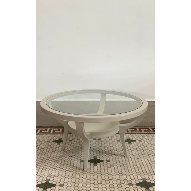 Mid-Century Modern Mid-Century Round Coffee Table For Sale - Image 3 of 8