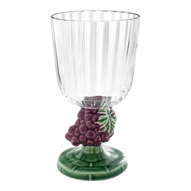 Bordallo Pinheiro Carmen Goblet, Grape For Sale