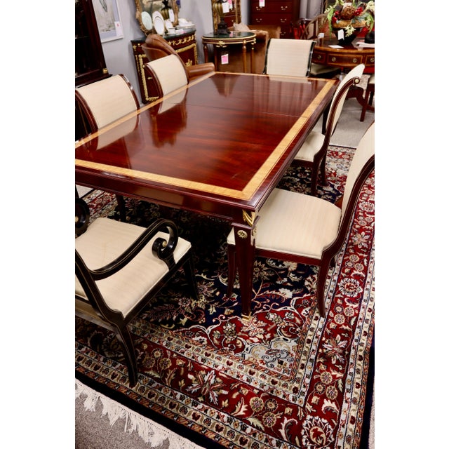 Kindel Furniture Kindel Neoclassic Rectangular Dining Table For Sale - Image 4 of 7