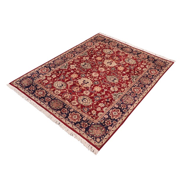 Designed with mesmerizing intricacy and gorgeous color palette, this hand-knotted masterpiece demonstrates the beauty and...