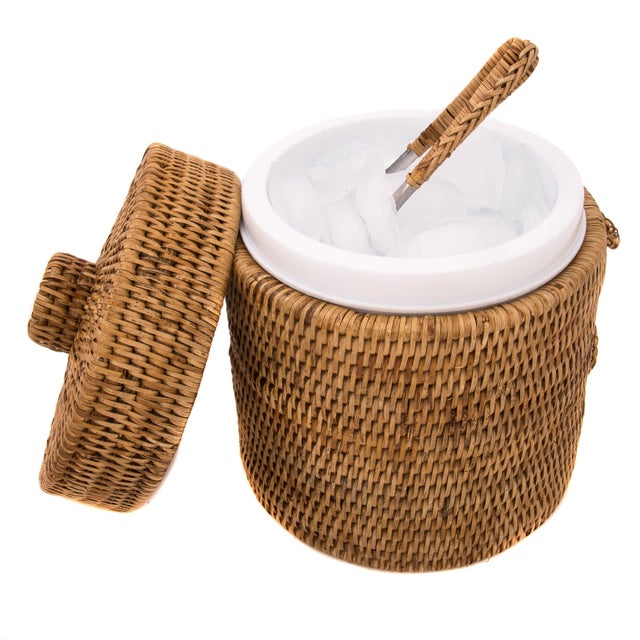 Artifacts Rattan hand woven ice buckets provide the perfect accent to any table or party with a tight weave, durable...