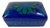 Rimini Blue Bittosi Floral Motif Trinket Box Made in Italy C. 1960s by Mario Bellini For Sale