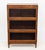 Hale Manufacturing Company Oak Sectional Barrister's Bookcase, three tier shelves behind glass paneled doors, with Hale...
