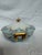 1950s 1950s Gold Leaf Petite Floral Casserole Dish With Lid For Sale - Image 5 of 7