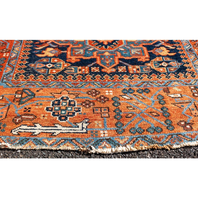Early 20th Century Persian Oriental Heriz or Karaja Rug, 58x69 For Sale - Image 12 of 18
