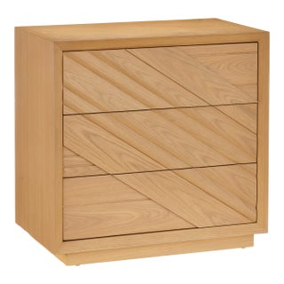 Currey & Company Margot Natural Oak Chest For Sale