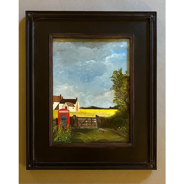The Red Phone Box by Satori Gregorakis For Sale - Image 4 of 4